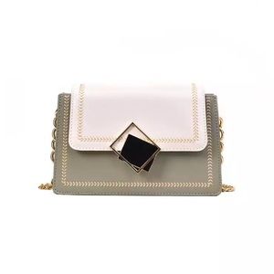 PU cross leather women shoulder bag